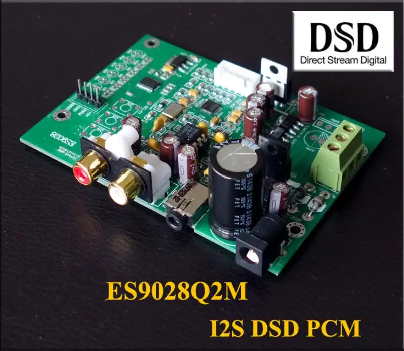 

HiFi ESS ES9028Q2M ES9028 I2S Input Decode Board Mill DAC Upgrade ES9018 amplifier DIY DSD IIS-32bit 384K DSD64 128 256 512
