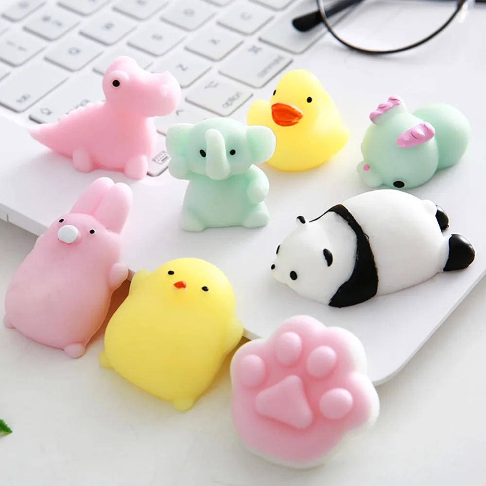 

Squishy Cute toys mini change color Kawaii Anti-stress cloud/cat/fox slow rising Squeeze Stress relief Animal mochi gift 27 type