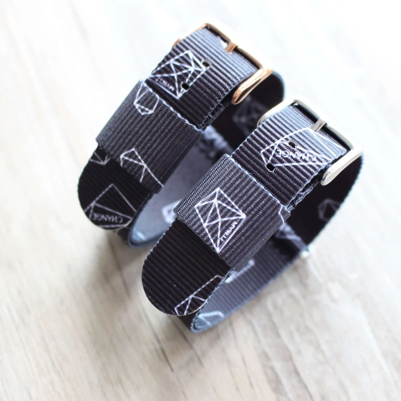 

Fashion 20mm for Nato ZULU pattern Military Watch Strap Band Strong Heavy Duty Nylon Divers silver gold stainless steel Buckle