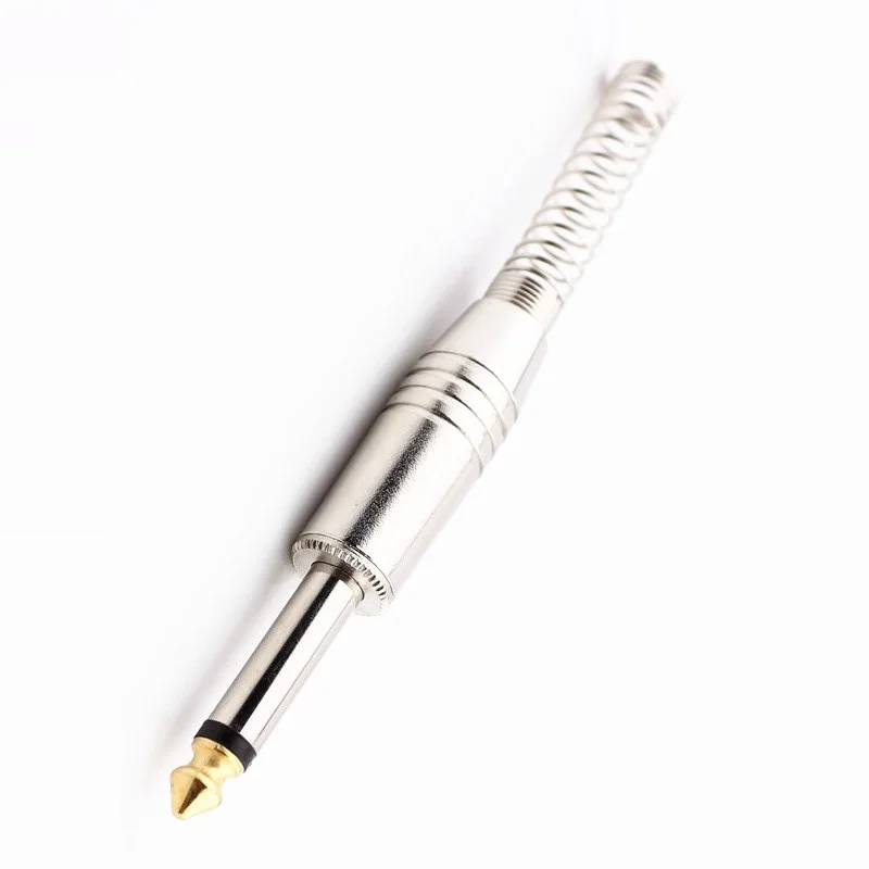 10pcs/lot 6.35 Mono Plug Amplifier Microphone Plug 6.5mm Audio Connector