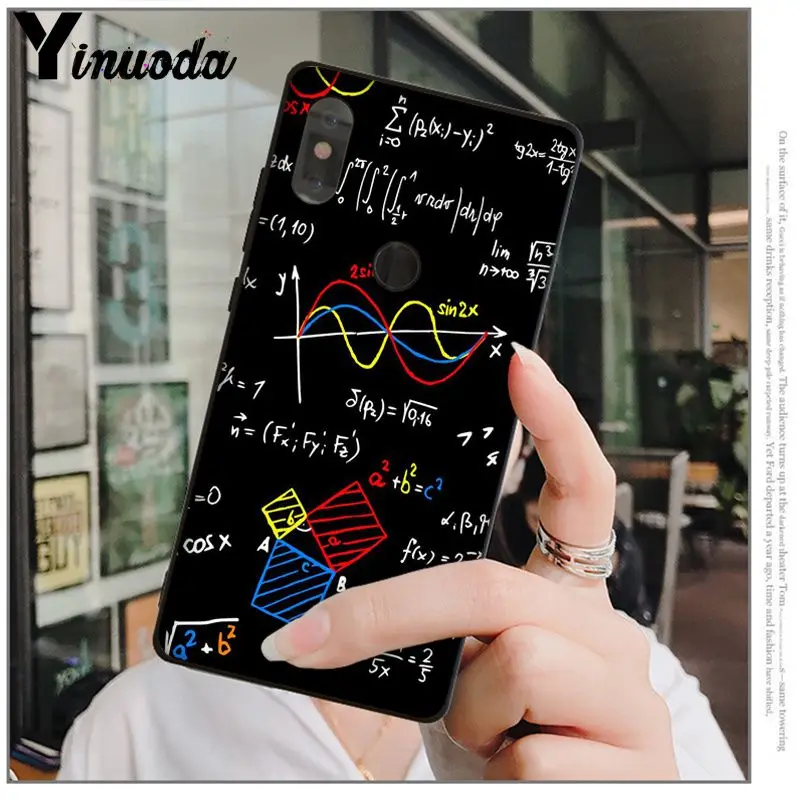 Yinuoda формула личности Coque в виде ракушки чехол для телефона для Xiaomi mi 8 SE 6 Примечание 3 mi X 2 2 S Примечание 3 крышка