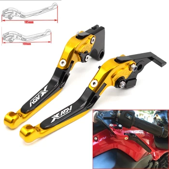 

Motorcycle CNC Adjustable Foldable brake Clutch Levers for Honda XADV 750 2017 2018 with Logo X-ADV