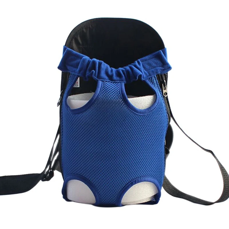 

Pets Carrier Dog Front Chest Backpack Five Holes Backpack Dog Outdoor Carrier Tote Bag Sling Holder Mesh Cat Puppy
