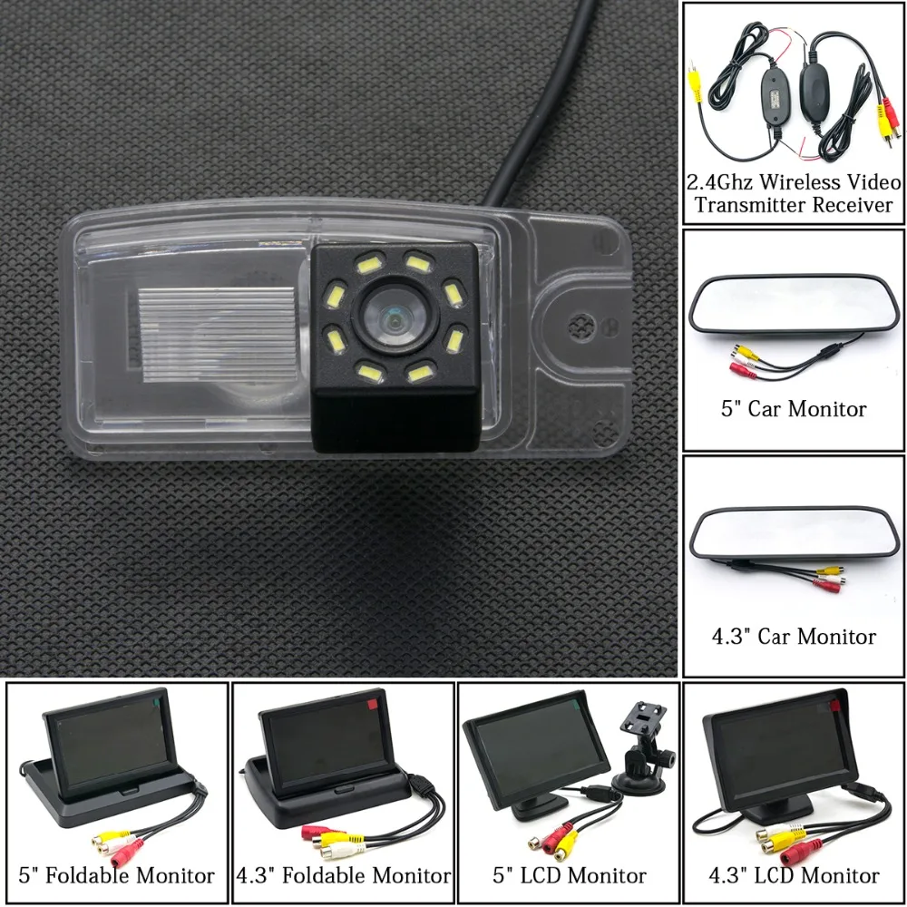 HD Car rear view camera 8LEDS for Nissan X Trail X Trail Rogue Murano