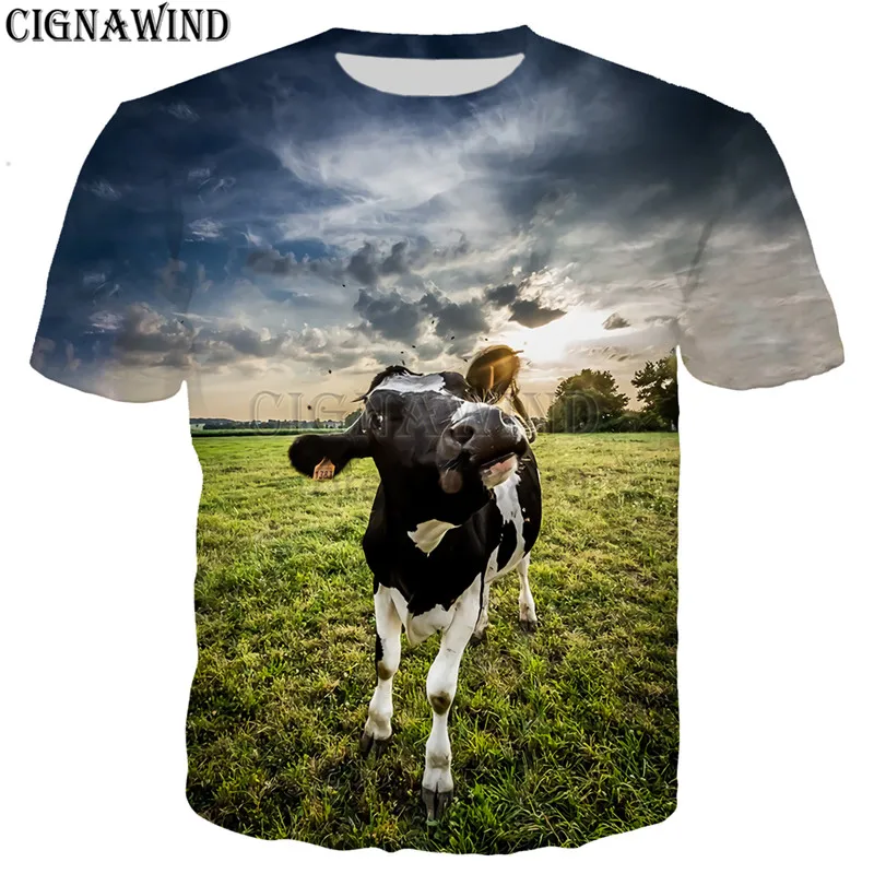 

New arrive popular animal cow t shirt men women 3D printing harajuku style t shirt /hoodies/ sweatshirts/vest/ summer tops
