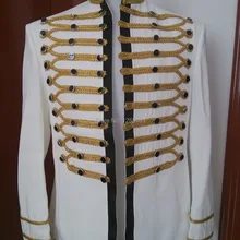 Модный двубортный королевский костюм Одежда для пения куртка Майкл костюм Джексон ночной клуб пальто