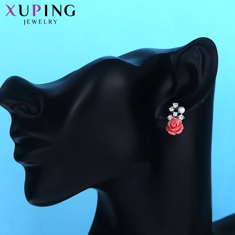 Xuping элегантные серьги новый дизайн синтетический бренд модные ювелирные изделия