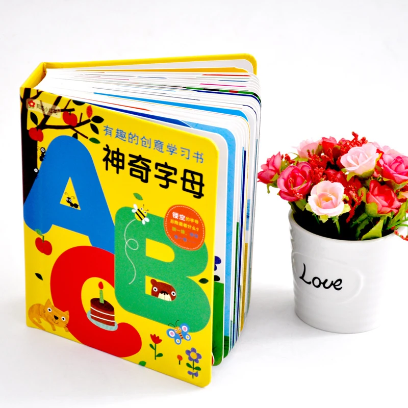 

Children books Educational Learn English Letter wordTwo to six years old English color Picture English reading books children