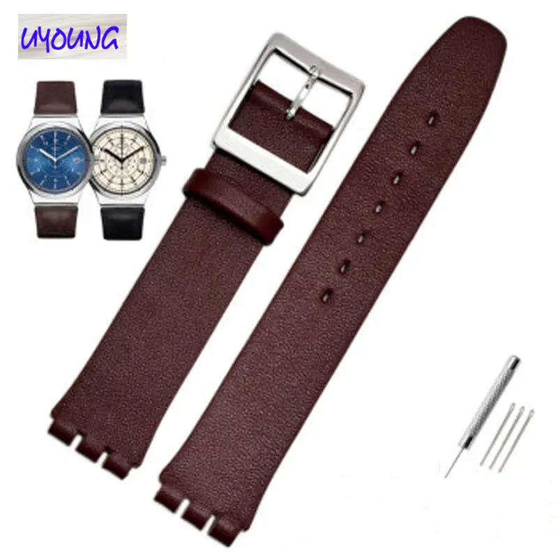 Ремешок Для Часов Swatch Кожаный Купить