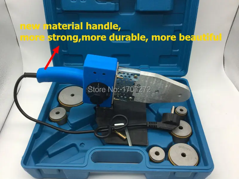 

Free Shipping Temperature controled PPR welding Machine AC 220V 800W 20-63mm welder for plastic pipe