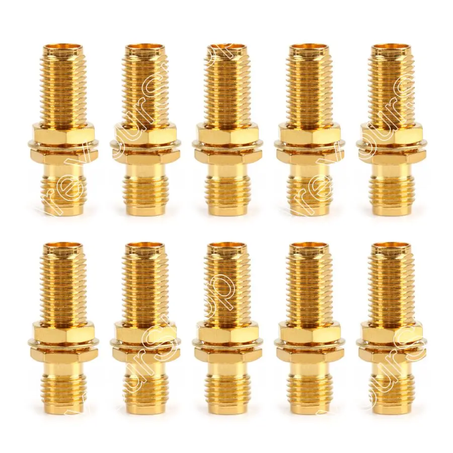 Areyourshop 10x гнездо SMA «Мама» для адаптера прямой РЧ коаксиальный переходник разъема