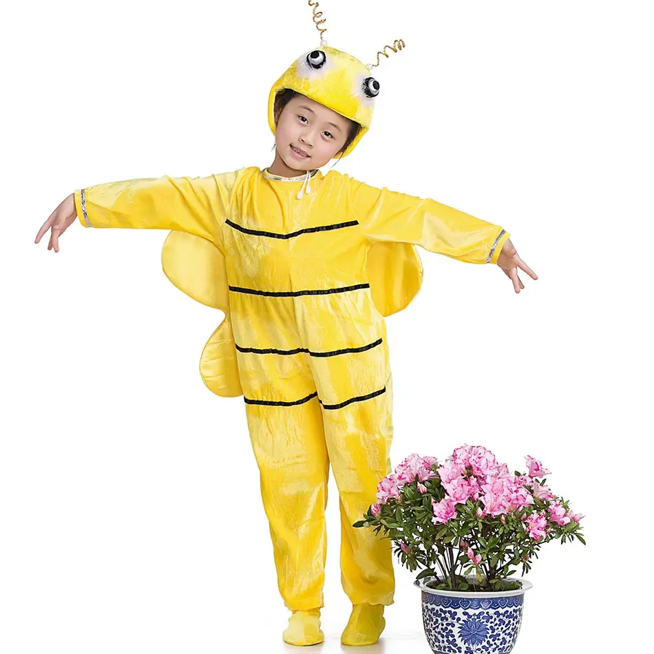 Детский плюшевый комбинезон с капюшоном в виде животных для мальчиков и девочек; костюм для костюмированной вечеринки на Хеллоуин; Комбинезон С Рисунком Слона, дракона, пчелы, белки