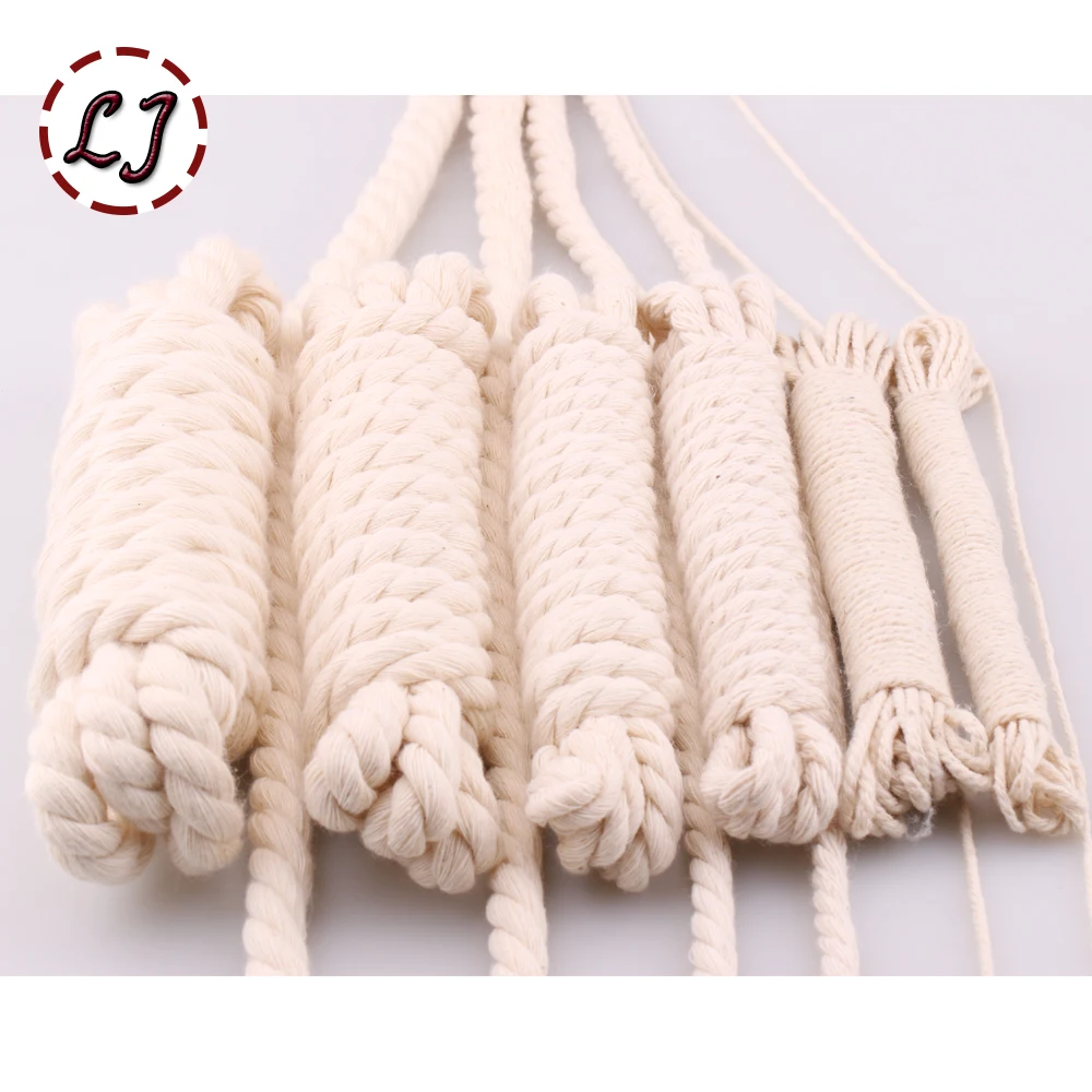 5yd/lot 100% Cotton Rope for Home Handmade Garment Accessories Craft Projects cotton rope