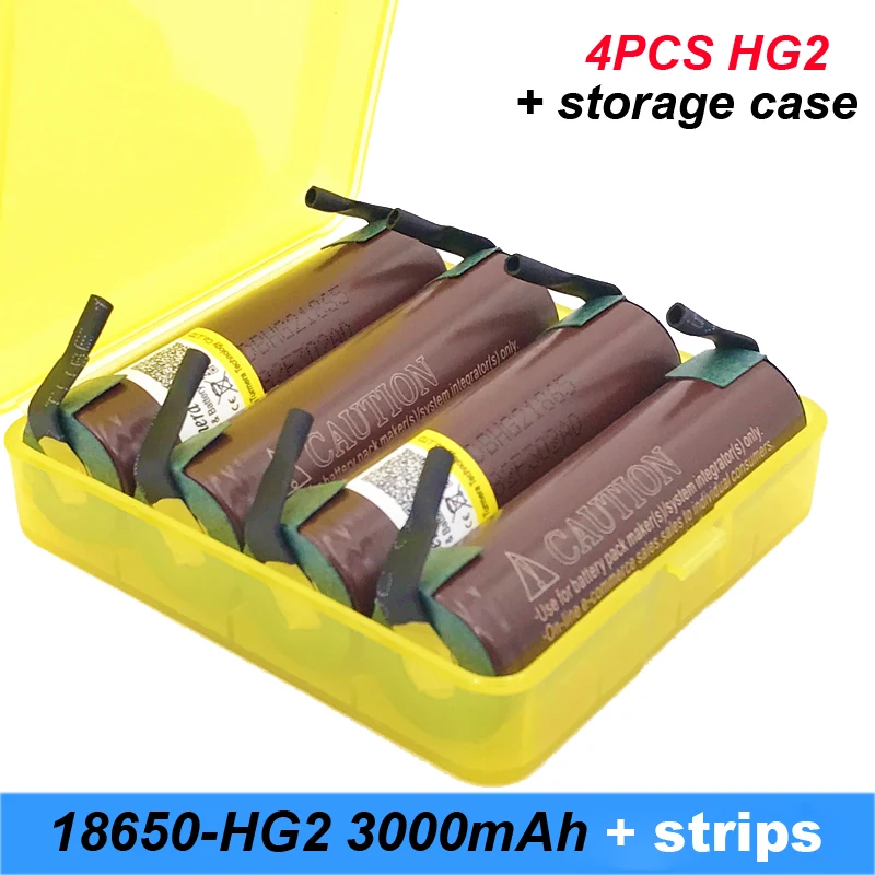 battery 18650 HG2 3000mAh with strips soldered batteries for screwdrivers and electric cigarette mod 18650 bike battery a7 battery 18650 HG2 3000mAh with strips soldered batteries for screwdrivers and electric cigarette mod 18650 bike battery a7