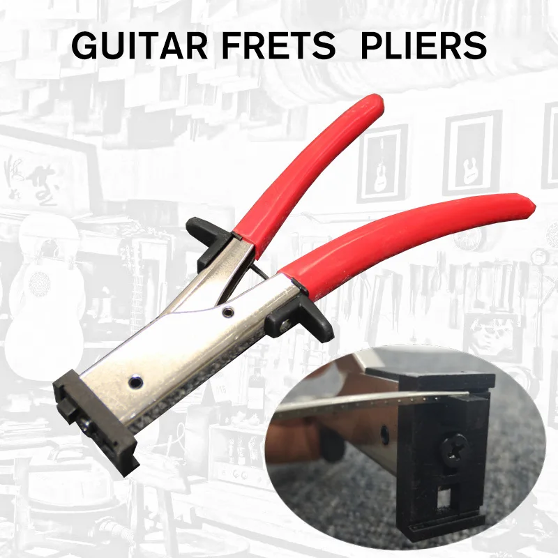 Cortador de Cordas Guitarra Trastes Trastes da Guitarra Baixo Fio Nipper Alicate Extrator Alicate Luthier Ferramenta Tesoura