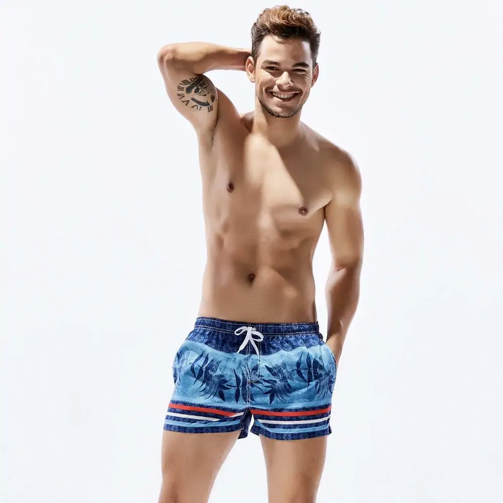 SEOBEAN, бренд высокого качества мужские пляжные удобные дышащие брюки с кленовым соединением пляжные шорты - Цвет: 2