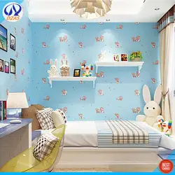 Детская комната синий мультфильм фэнтези фон обои нетканые спальня DZAS-CJ обоев