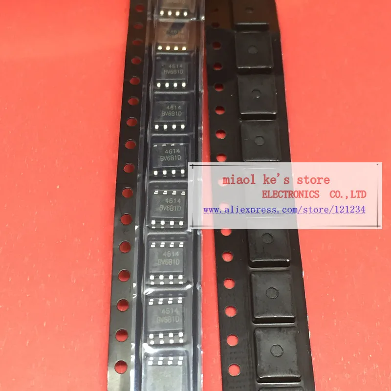 

[ 50pcs/1lot ]100%New original; AO4614 AO4614A AO4614B AO4614BL 4614 4614A 4614B 4614BL - MOSFET N/P-Channel 40V 6A/5A 8SOIC