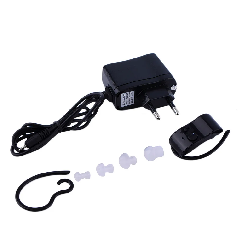 Fashion Ear-hook Hearing Aid Sound Amplifier Adjustable Volume Rechargeable Quality New Arrival