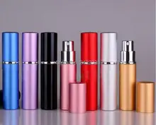 5ml Travel Mini Refillable Portable Empty Atomizer Perfume Bottles Scent Pump Spray Case Parfum Airless Pump Cosmetic Containers