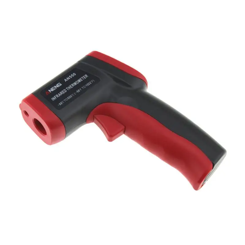 AENEG AN550 цифровой термометр красный лазерный инфракрасный термометр Бесконтактный ИК пирометр ЖК-измеритель температуры пистолет точка