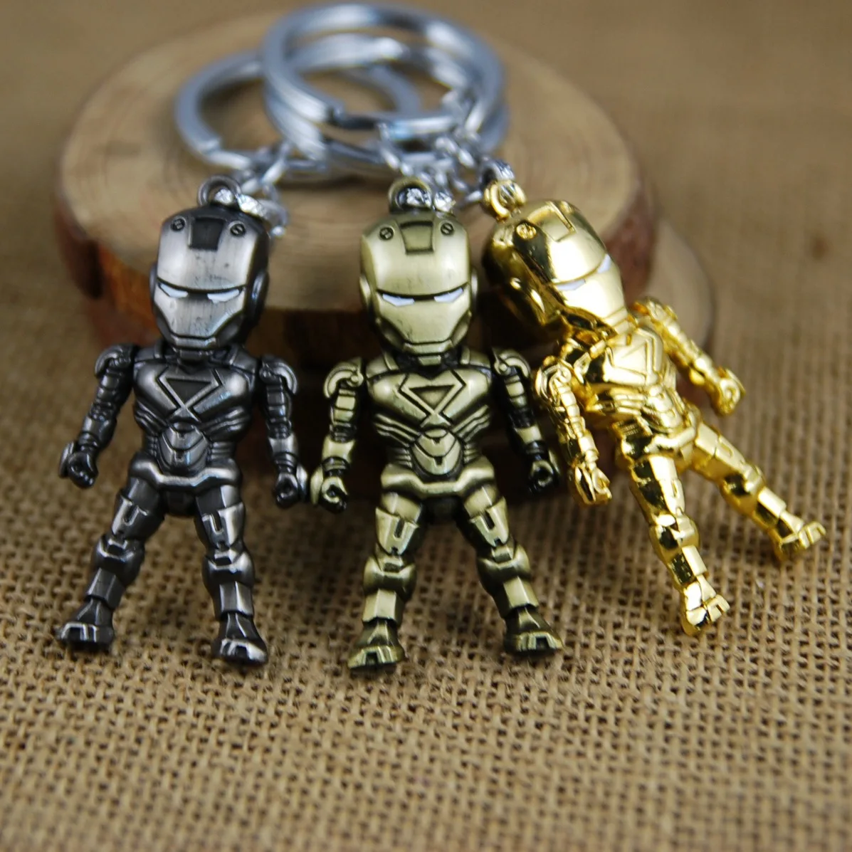 

Marvel Movie Ironman Keychain Keyring Promotion Gift Key Chain Ring Pendant Fob For Car Auto Vehicle CNYOWO