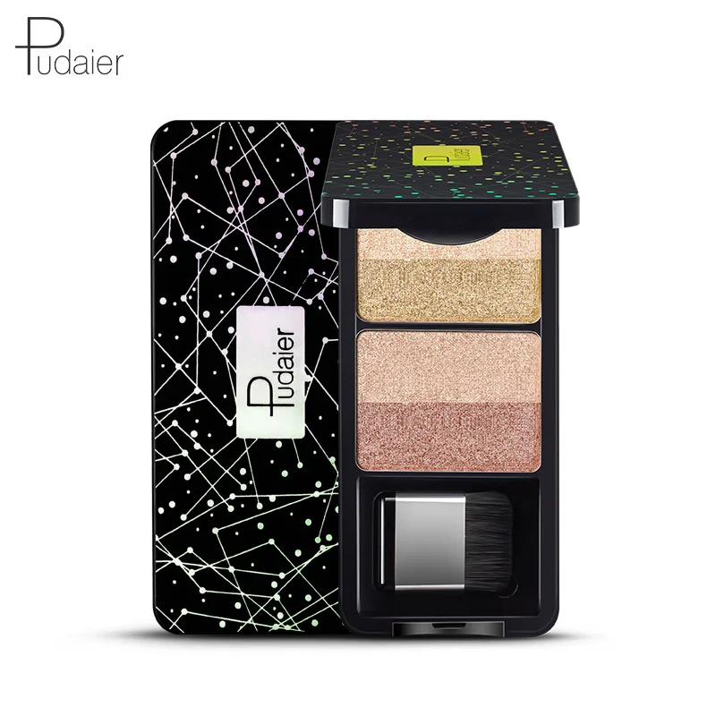 

Pudaier pearly three-dimensional colorful gradient two-color eyeshadow