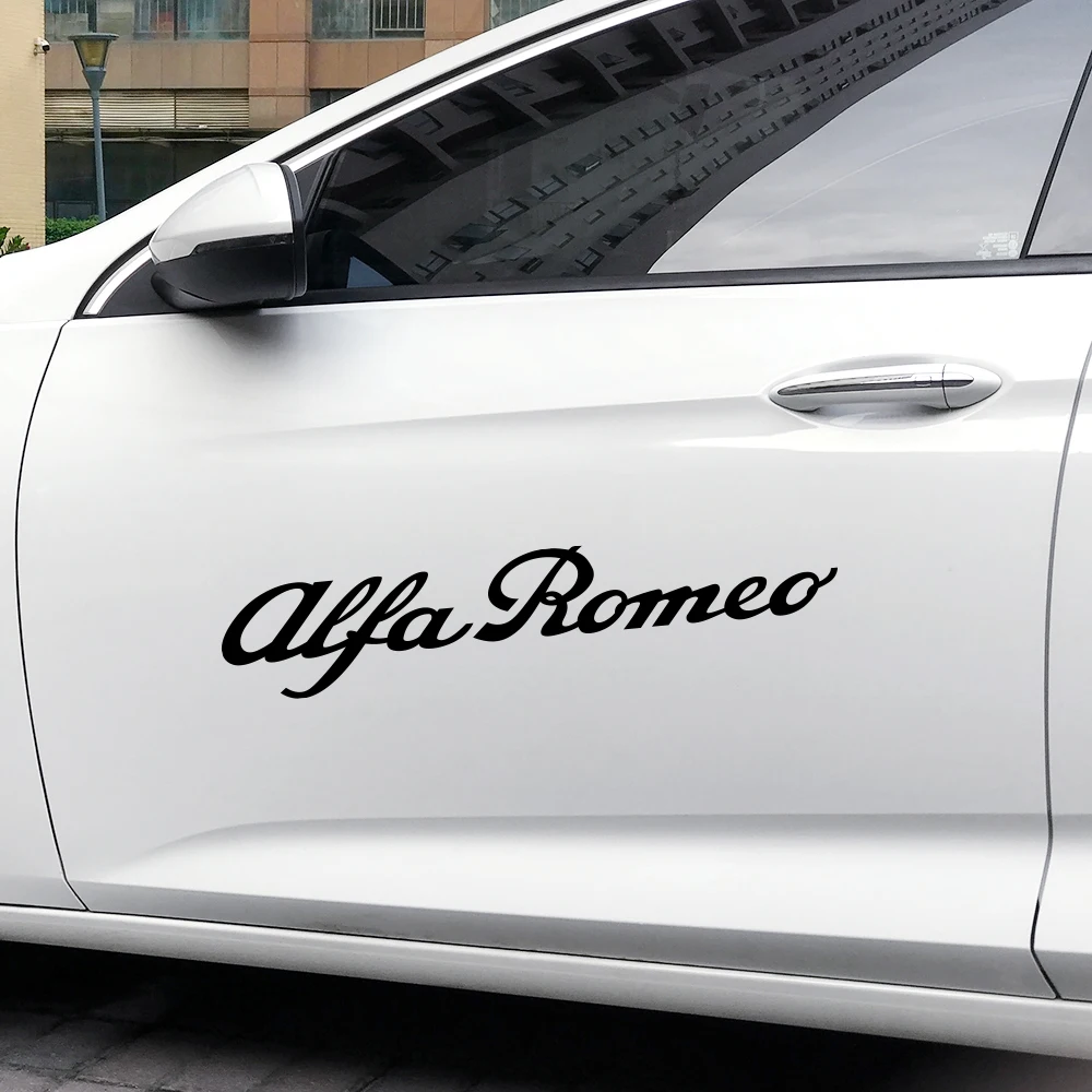 4 шт./компл. автомобиля Светоотражающий фирменный буквы наклейки для Alfa Romeo Giulia