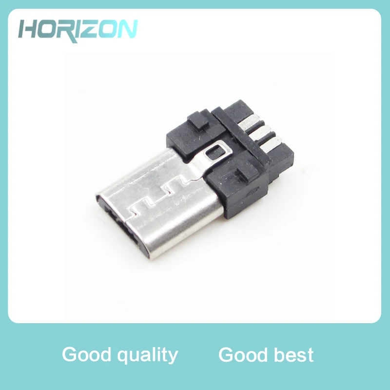 

20pcs Micro USB 5pin Male Plug Connector Welding Type for Tail Charging Mobile Phone High Quality
