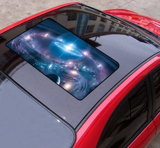 Many Designs 90*50cm Car Sun Roof Sticker Styling Decor Mural Vinyl