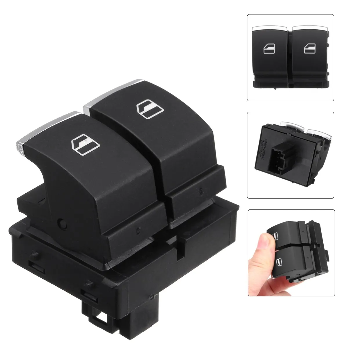 

#5K3959857 4 Pins ABS Front Driver Side Electric Power Window Switch For VW/Passat/Caddy/EOS/Golf/Touran/GTI/Rabbit B6 2006 2007