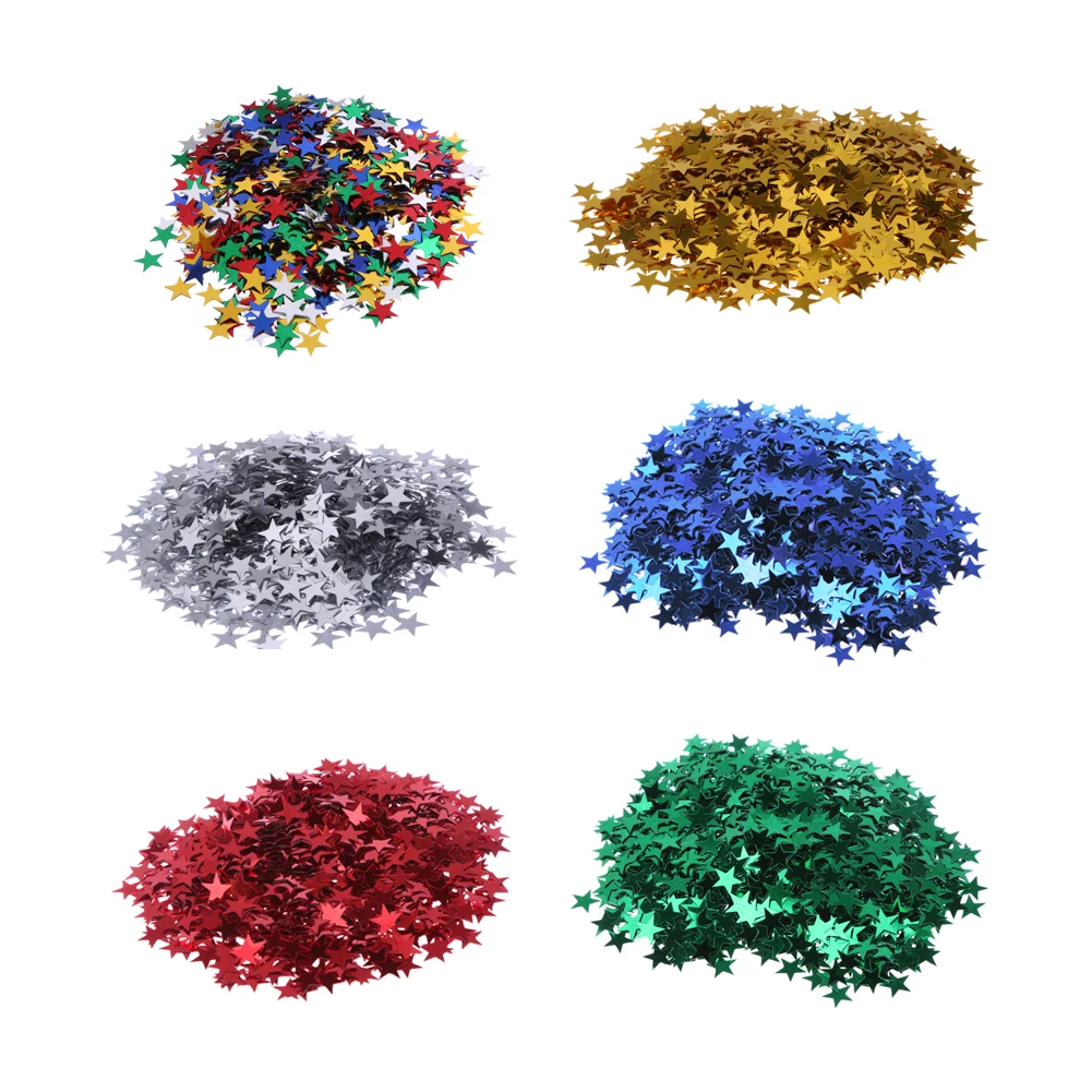

4000pcs/lot Beautiful Glitter Pentagram Confetti Wedding Party Confetti Table Decoration Decorative Supplies Valentine's Day