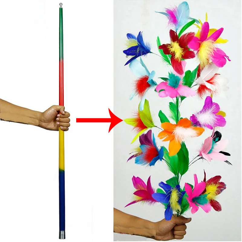 Vanishing Disappearing Cane To Flower Magic Tricks for Professional Magicians Close Up Stage Magic Tricks Magic Props Funny Toys Vanishing Disappearing Cane To Flower Magic Tricks for Professional Magicians Close Up Stage Magic Tricks Magic Props Funny Toys