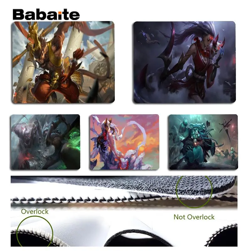 Babaite  LOL Customized laptop Gaming mouse pad Size for  25x29cm Speed Mouse Pad