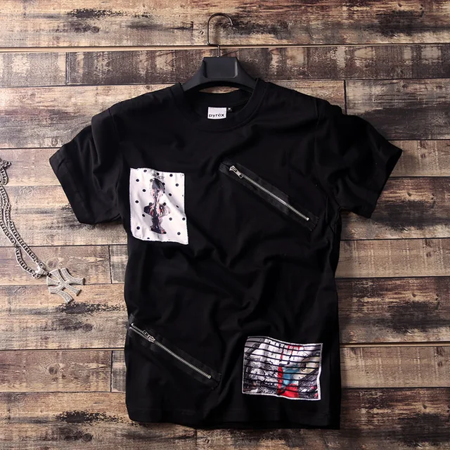 XXL 8XL Plus Size T Shirt Hiphop t shirt men Gasp Cotton Fitness t