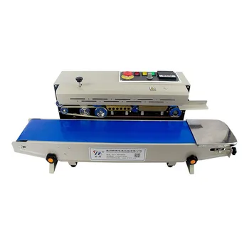 

Continuous Film Sealing Machine Plastic Bag Sealer Auto PVC Bag Sealer Horizontal Heating Sealing Packing Machine FR-770