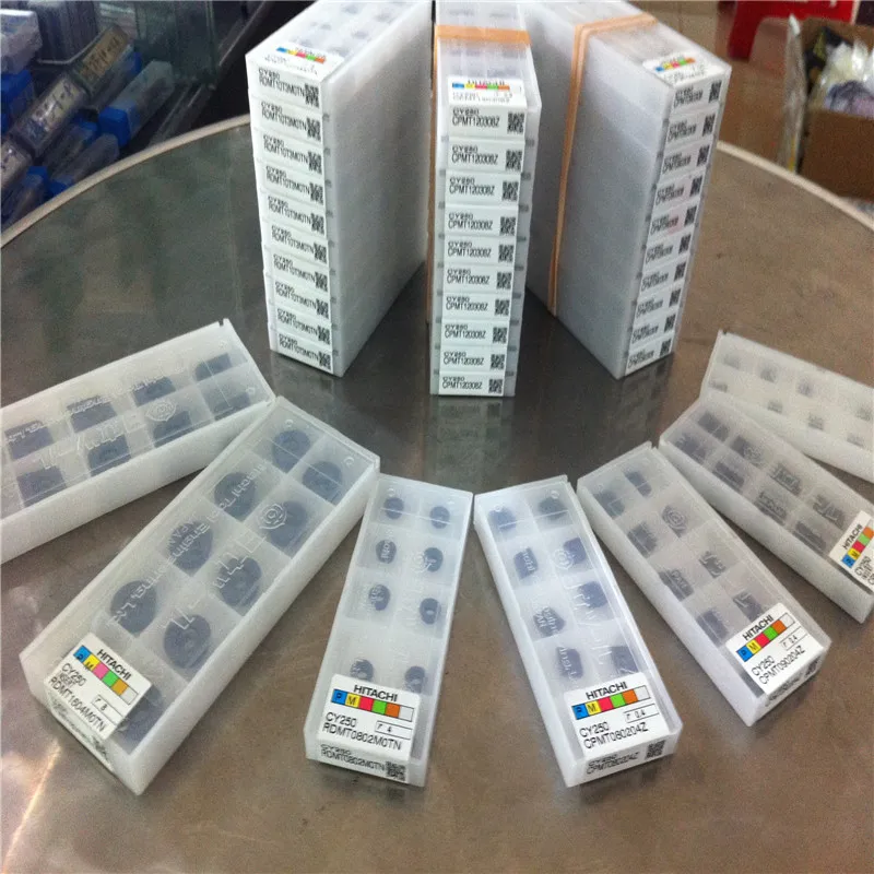 

Free shipping HITACHI RDMW0501MOEN PTH08M carbide insert tungsten turning tool 10PCS/LOT