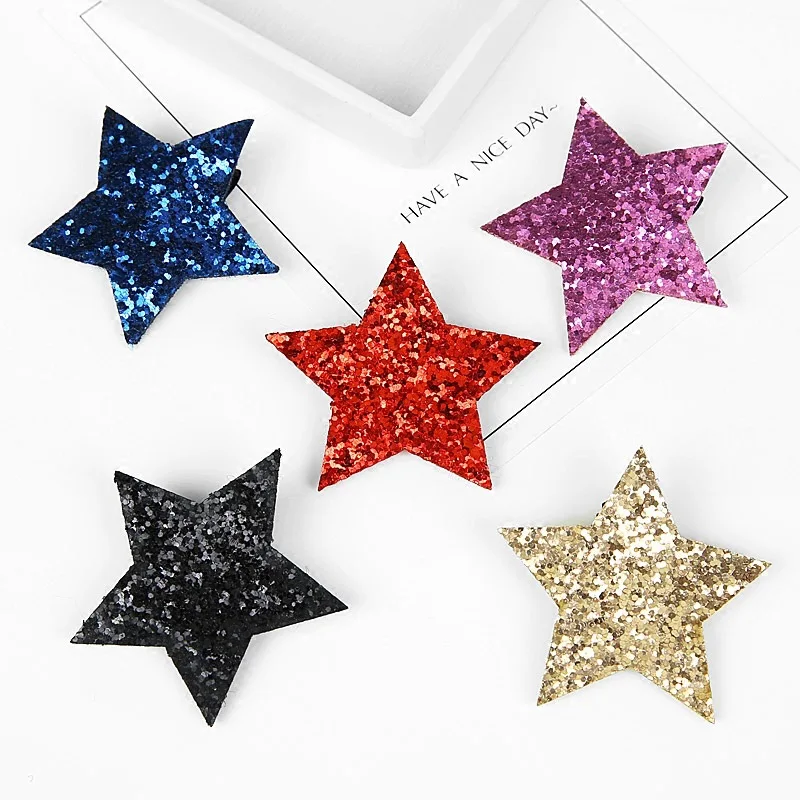 

New Arrival 1Pair Children Lovely Princess Star Geometric Hairpin Fashion Hair Clip Headwear For Women Girls Hair Accessories