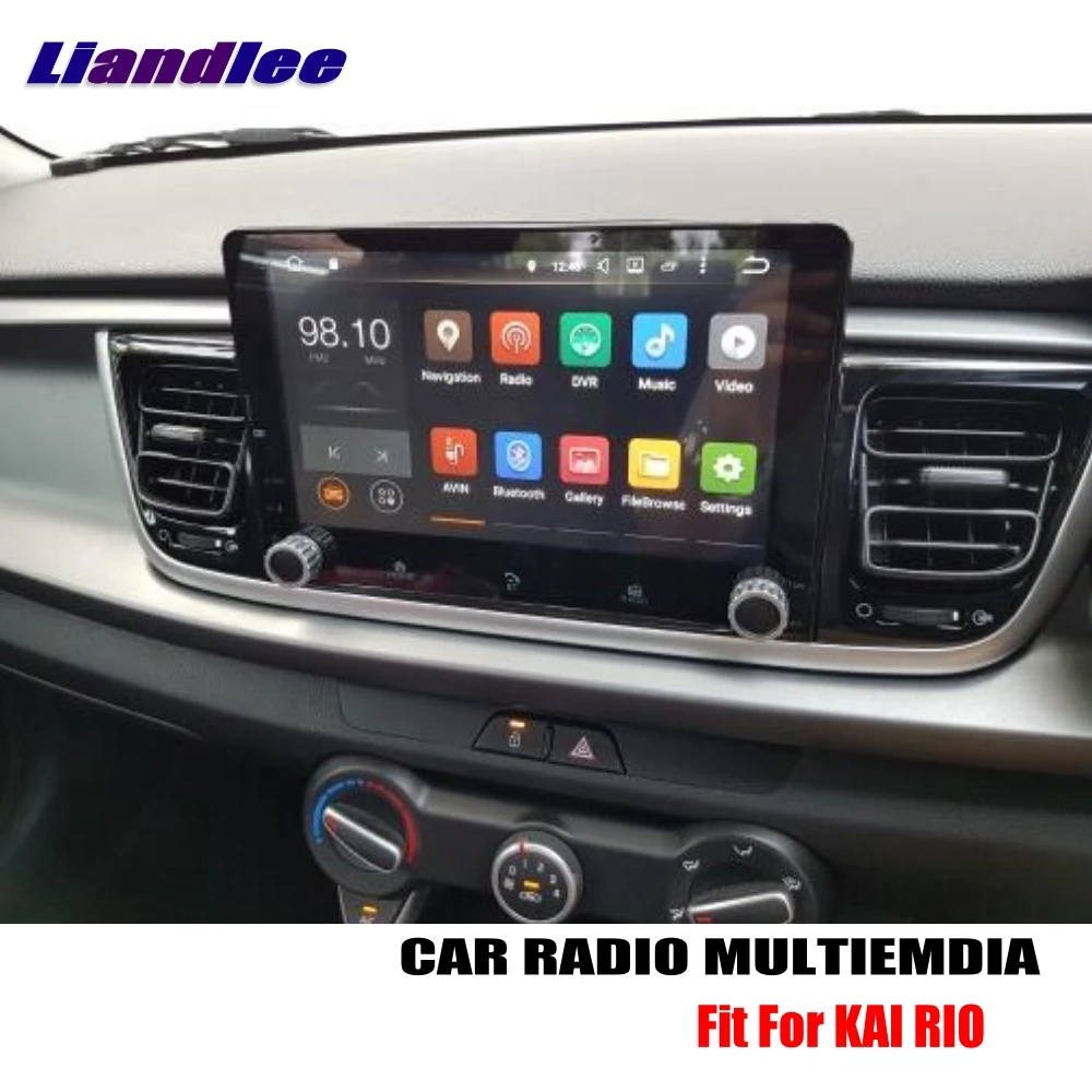 Top Liandlee For KIA RIO 2017~2018 Android Car Radio Player GPS Navi Navigation Maps Camera OBD TV Screen Media Multimedia no CD DVD 3