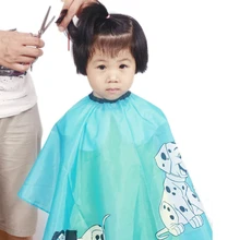 1 шт. желтый/синий Пёс из мультфильма дети парикмахерские мыс Одежда салон Прическа крышка Парикмахерская Парикмахер Водонепроницаемый волосы разрезать ткань