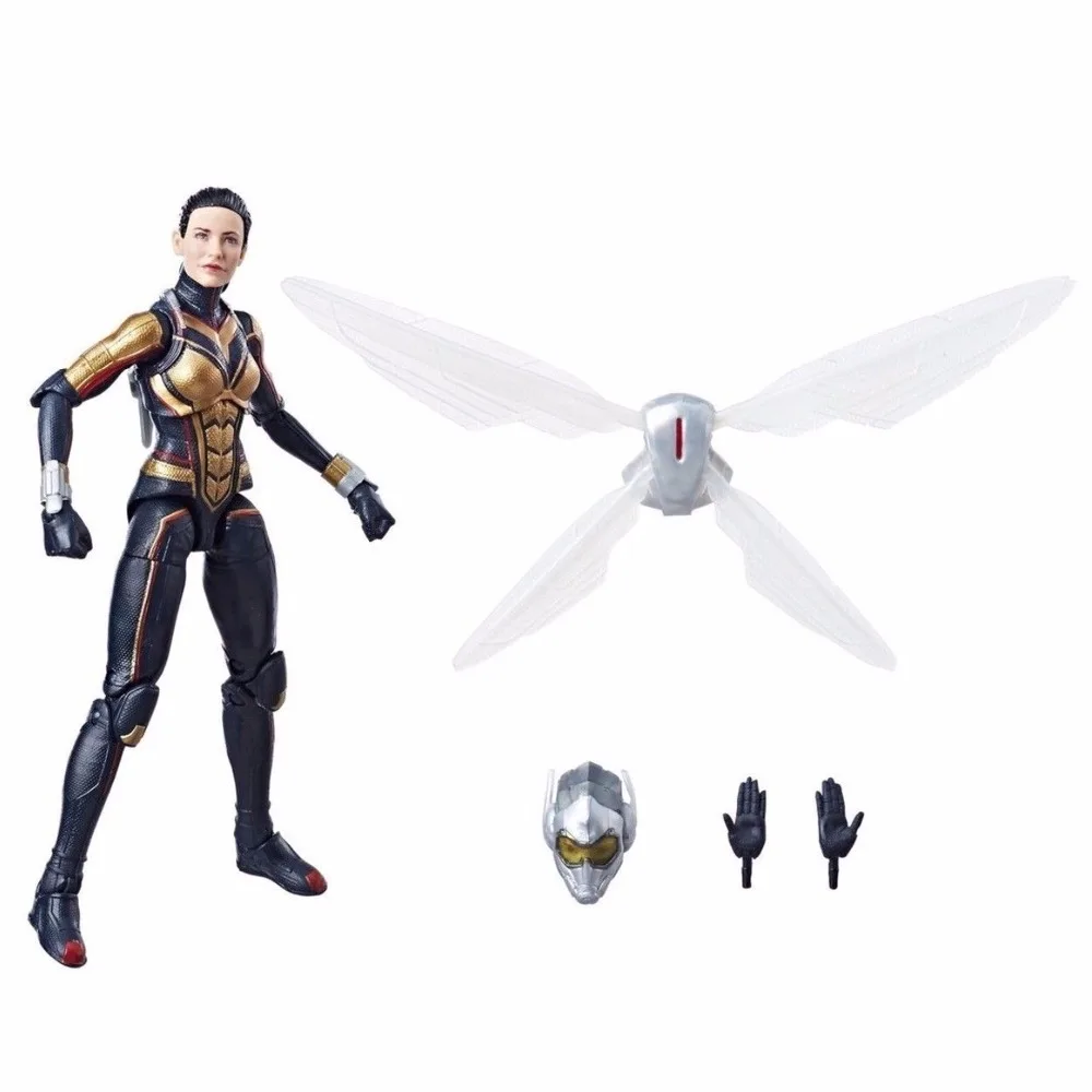 

2018 Movie Marvel Legends 6" Wasp Lady Action Figure From Avengers Infinity War Cull Obsidian BAF Wave 2 Collectible Loose