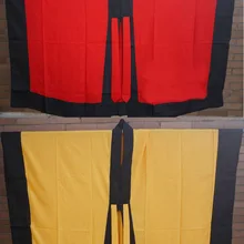 2 цвета, желтый/красный унисекс даосский боевых искусств костюмы белую рубашку даосизм монахов robecassock, одежда