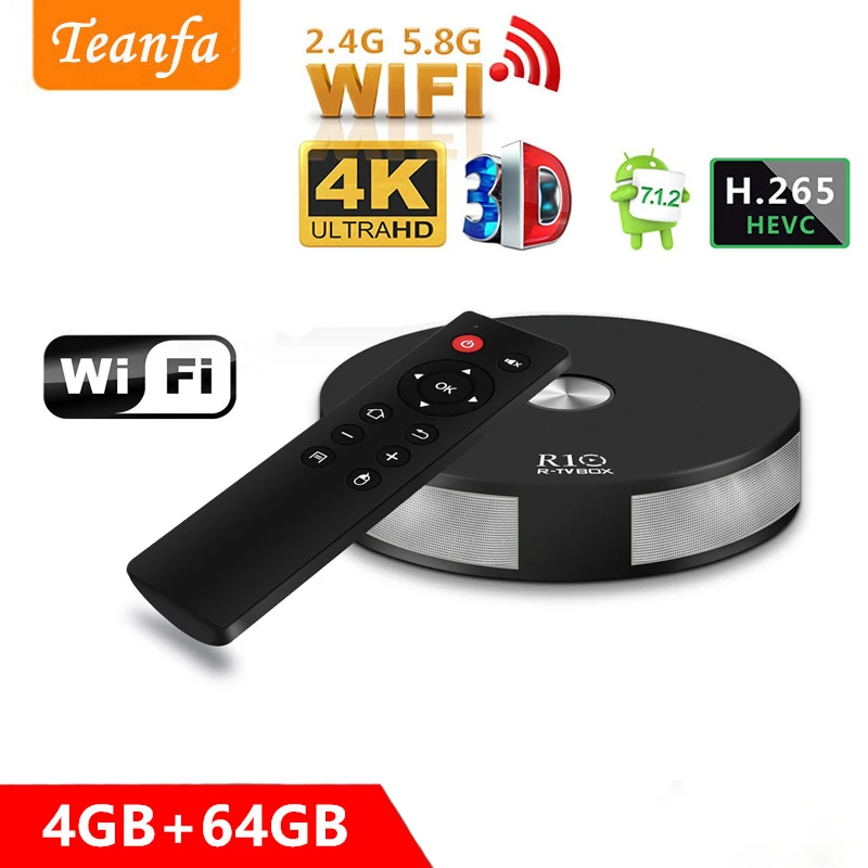 

Global Version Box 3 Android 7.1 TV Box 4K 60fps Youtube Google Smart box RK3328 Quad Core 4GB 2.4/ 5G WIFI 1000M LAN BT 4.1 VP9