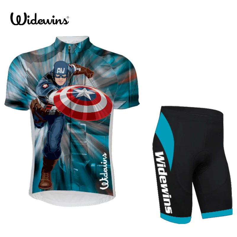 2017 أمريكا برو فريق الدراجات جيرسي كيت الصيف تنفس سباق الدراجة الملابس MTB روبا Ciclismo دراجة مايوه الكابتن 5446