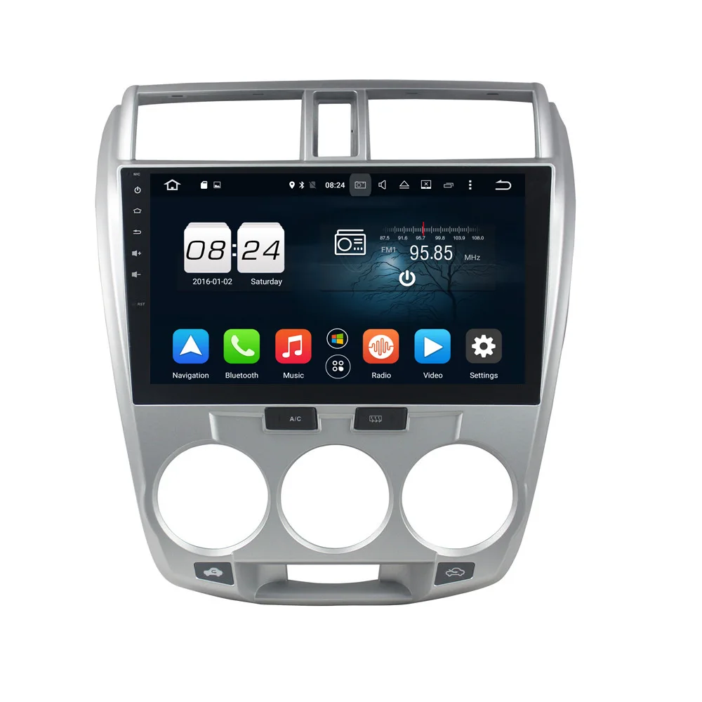 Android 6.0 Car Dvd Player Multimedia Head Unit For Honda CITY 2006