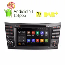 7″Android 5.1 Lollipop 64 Bit Quad Core Car DVD Player withTPMS/OBD2 for Mercedes-Benz G-W463 2001-2008 & E-W211 2002-2008
