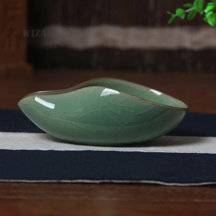 WIZAMONY 1 шт. чайный держатель Longquan Celadon чайные аксессуары китайский фарфор пять