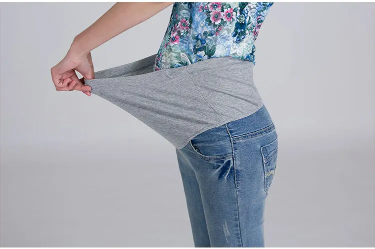 M-3XL беременных джинсы для беременных Для женщин беременных брюки Беременность одежда весна осень штаны для беременных плюс Размеры