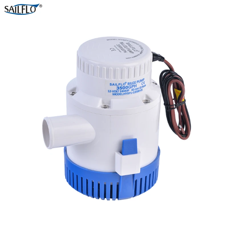 Electric bilge pump sailflo 12V DC water pump 3500GPH submersible boat