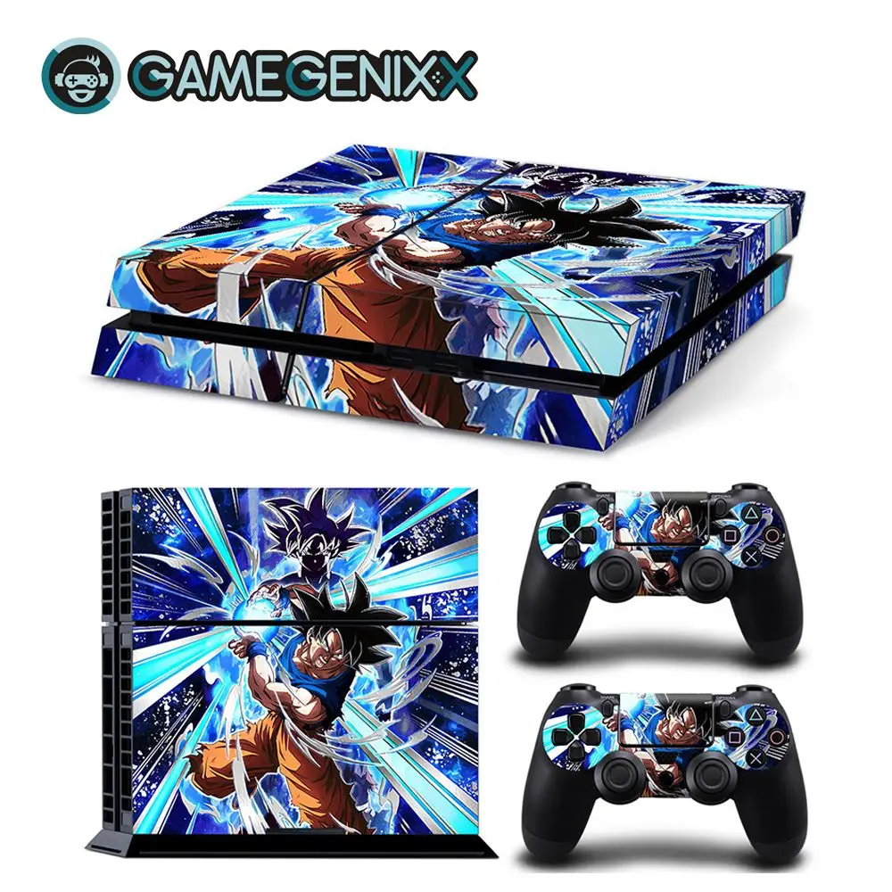 

GAMEGENIXX Skin Sticker Decorative Vinyl Decal Wrap Cover for PS4 Console and 2 Controllers - Dragon Ball